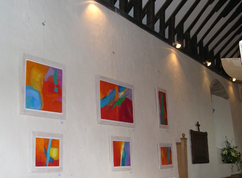 Stella Hidden's work at Mansell Lacy Church, Herefordshire