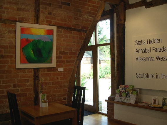 Stella Hidden's work in exhibition, Galanthus Gallery, Herefordshire