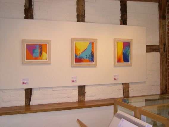 Stella Hidden's work in exhibition, Galanthus Gallery, Herefordshire