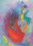 Stella Hidden's colorful acrylic abstract print 'Awakening'