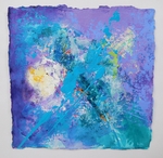 Stella Hidden's colorful acrylic abstract painting 'Melody 2'